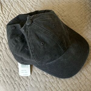 Black denim cap NWT
